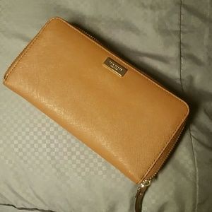 Kate Spade Brown Zipper Wallet